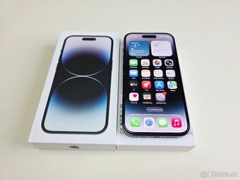 APPLE IPHONE 14 PRO 128GB BLACK TOP STAV,BATERKA 100%