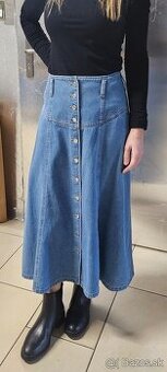 Riflová sukňa veľ.36