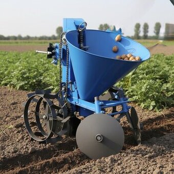 Sadzačka zemiakov pre jednorypadlový traktor – 20 l zásobník