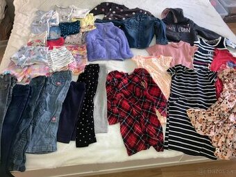 Balík oblečenia pre dievčatko vo veľkosti 110