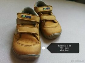 Detské barefoot topánky Fare Bare veľkosť 23