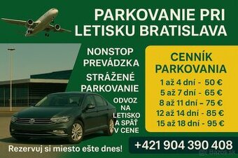 Parkovanie pri Bratislavskom letisku