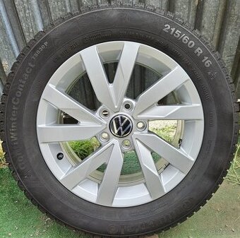 Originálne hliníkové disky VW - 5x112 r16