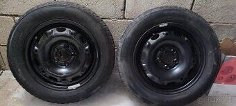 2 zimné pneumatiky Bridgestone Blizzak 165/70R14 s diskami