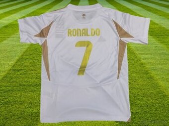 Ronaldo biely detský dres Al-Nassr 135-145