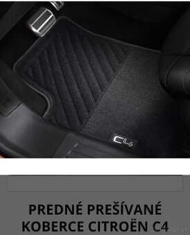 Koberčeky na Citroën C4
