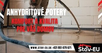 Realizujeme anhydritové potery v okrese Poprad