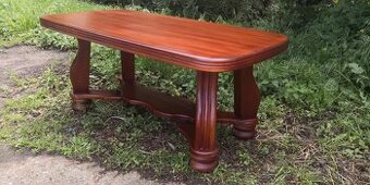 Masivný mahag.konferečný stôl