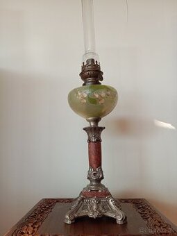 ✨Nádherná starožitná petrolejka 64 cm✨