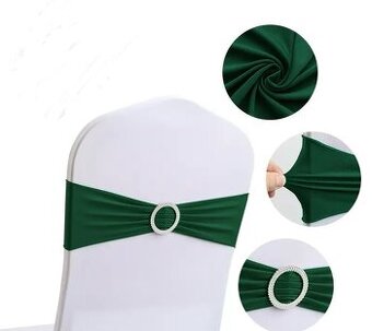 Mašle s brošňou na stoličky