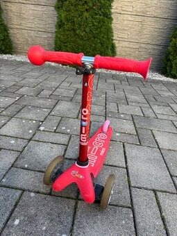 Kolobežka Mini Micro Deluxe červená, v 2r+
