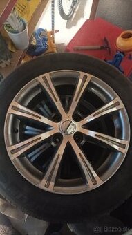 Alu disky BORBET 15" + staré pneumatiky (205/55 R15)