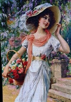 Emile Vernon Kvetinová  zahrada