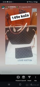 Nová kabelka Louis Vuitton Neverfull monogram
