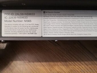 Predám zanovnu kolobežku xiaomi