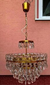 krištálové lustre kabelka ŽBS lampa tienidlo