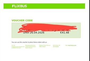 Flixbus voucher