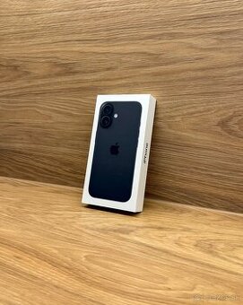 iPhone 16 128GB Black - nový, nerozbalený