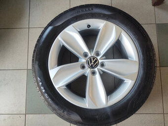 Originál alu disky+pneu VW PassatB6 7Jx17, 5x112 ET40