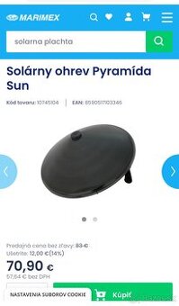 Solarny ohrev bazena