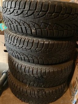 Plechové disky 4x100mm - zimné pneu - puklice Opel 14”
