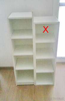 Skrinka-polička -vyberateľné poličky