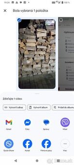 Predam palivové drevo, buk, štiepane, dvojročné.