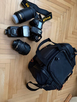 Predám set Nikon D7200 s Nikkor 18-105 a Nikkor 70-300