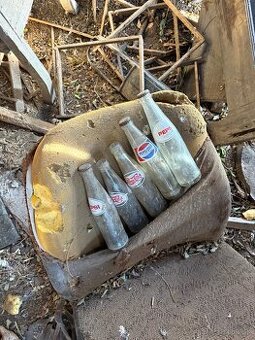 Pepsi cola - staré fľaše