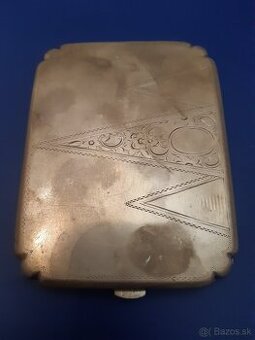 Strieborná tabatierka,investičné striebro 114g