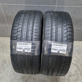 Letné pneumatiky 225/45 R17 COTINENTAL