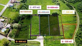 POZEMOK pre výstavbu RD - obec Mučín