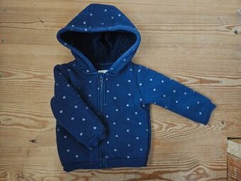 Zateplená mikina, 80/86-92