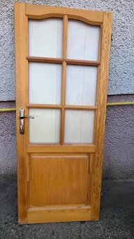 Dvere z masívneho dreva šírka 80cm pravé