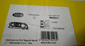 Mazda 6 predné svetlá nové