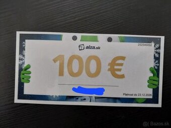 Darčekový poukaz do Alzy 100€