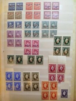 Slovenský štát - partia známok + Hárček Deťom 1944