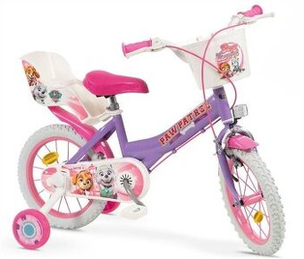 Detsky bicykel 14" Paw Patrol Purple 1480 Girl TOIMSA