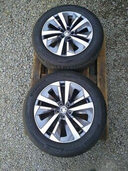 18" alu ŠKODA KODIAQ,VW,SEAT + pneu originál.