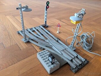 Pozostatky z LEGO tratí koľajnice