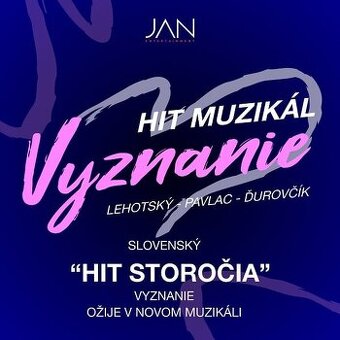 Muzikál VYZNANIE - Sobota 26.4.2025