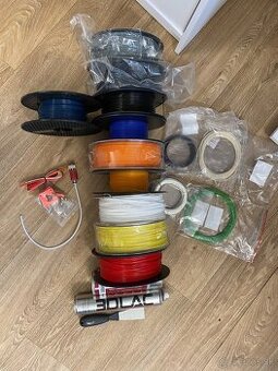 Filament na 3D tlač a všetko na foto