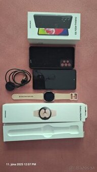 Samsung A52 5g + Samsung galaxy watsch 4
