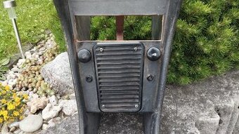 Použitý dobový středový panel na rádio - Škoda 110R erko.