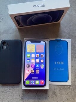 Iphone12 čierny ,100%zdravie