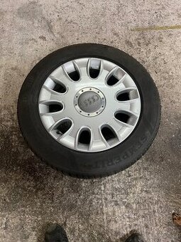 R17 5x112 orig. AUDI + zimné pneu 235/55