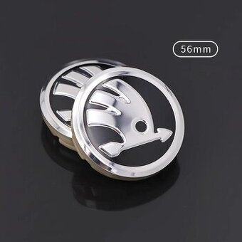 ✅SKODA✅ STREDOVE KRYTKY KOLIES / PUKLICKY DO KOLIES - 56 MM