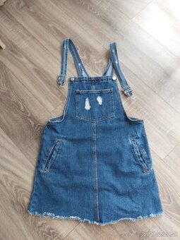 Damska riflova sukna na traky vel.s