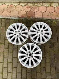 Predám 3.ks Subaru hliníkové disky/elektróny R16