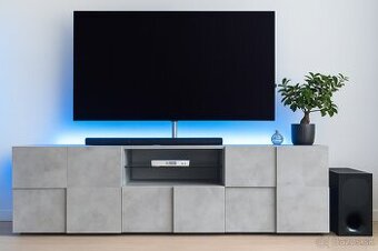 Elegantná TV komoda v betónovom dekore (NOVÁ)